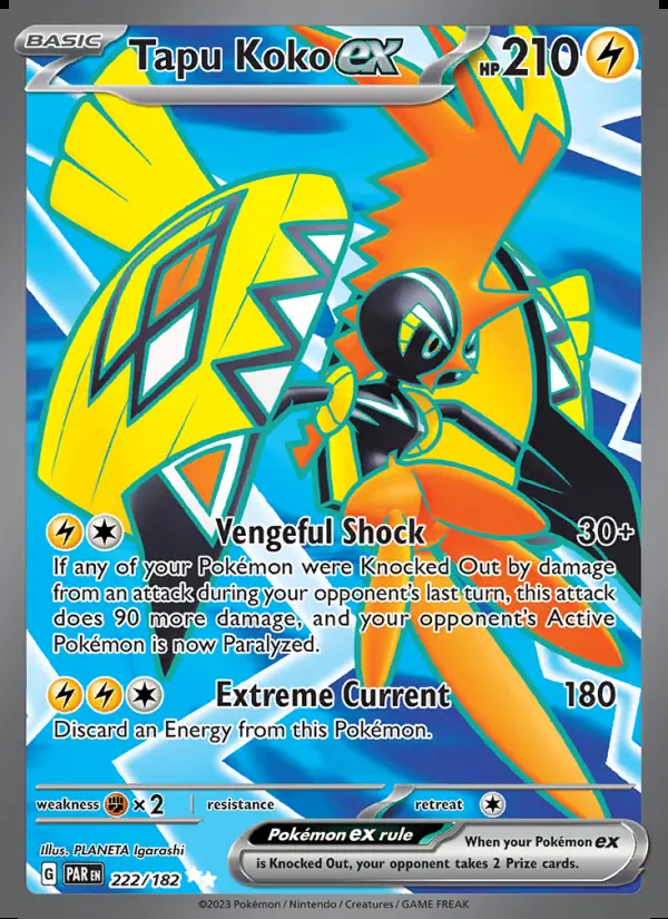 Image of the card Tapu Koko ex
