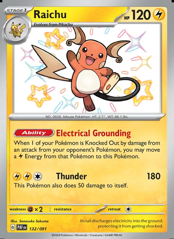 Image of the card Raichu