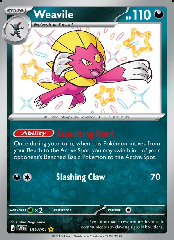 Image of the card Weavile