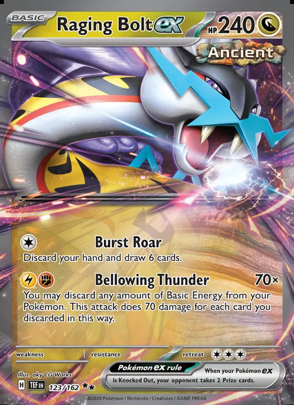Image of the card Raging Bolt ex