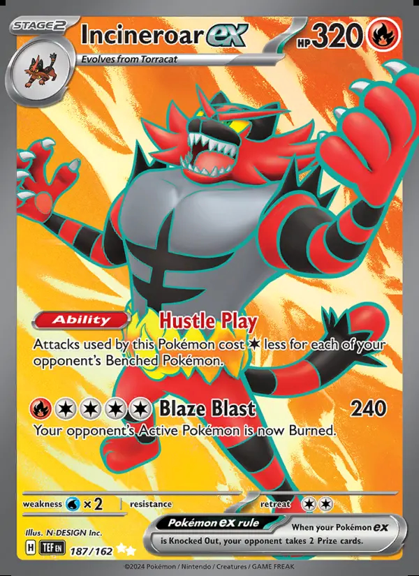 Image of the card Incineroar ex