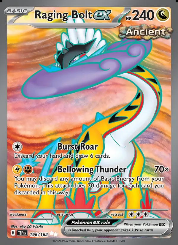Image of the card Raging Bolt ex