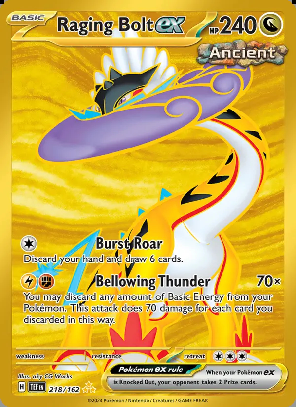 Image of the card Raging Bolt ex