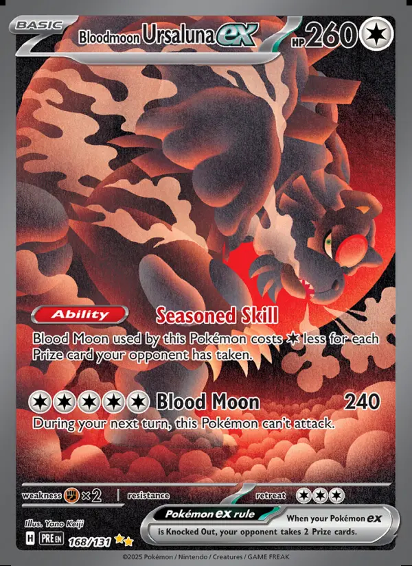 Image of the card Bloodmoon Ursaluna ex