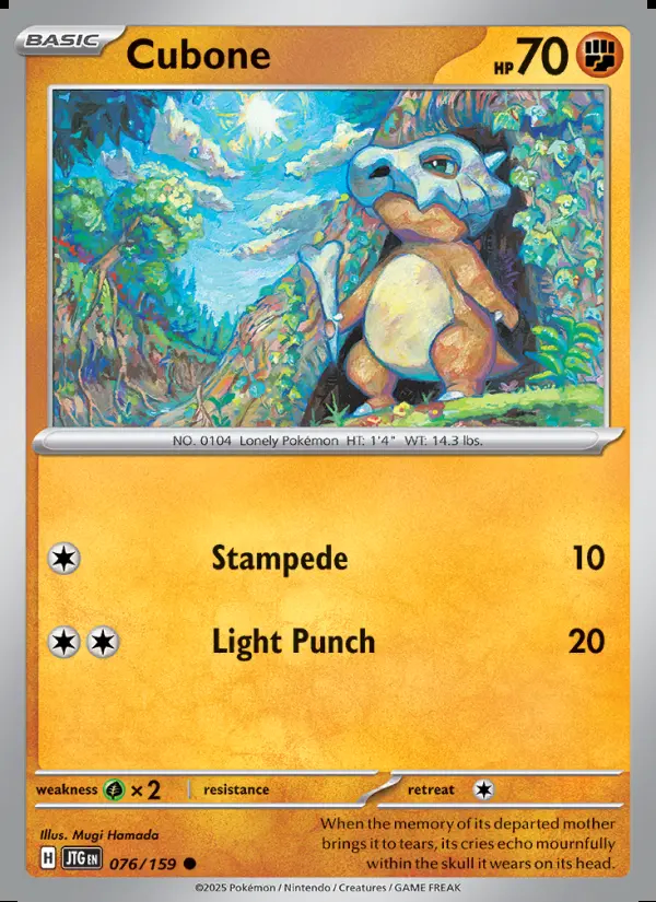 Image of the card Cubone