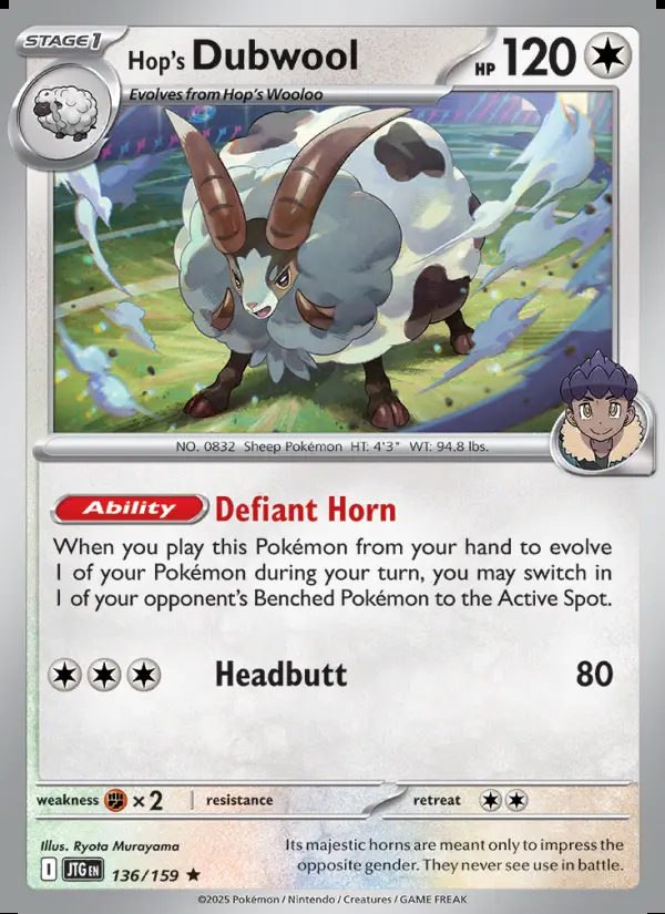 Image of the card Hop's Dubwool