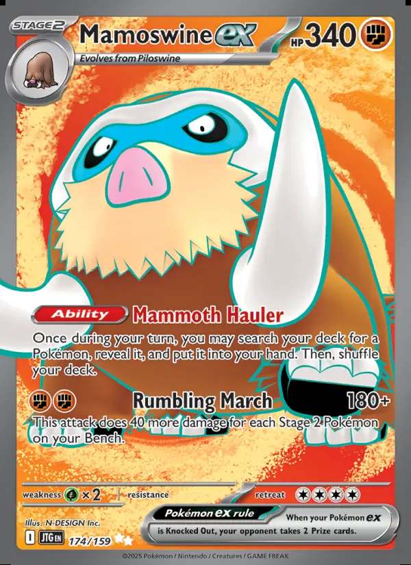 Image of the card Mamoswine ex