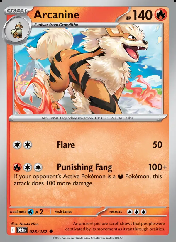 Image of the card Arcanine