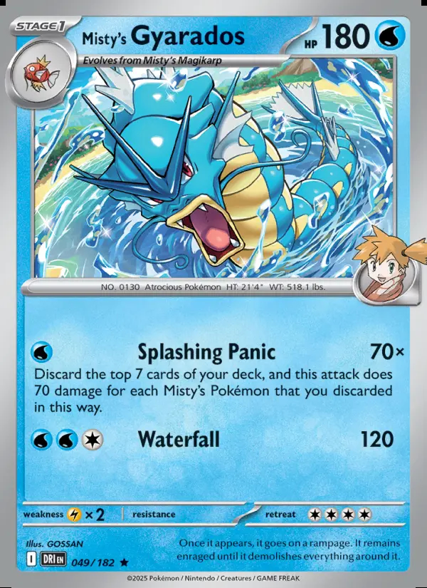 Image of the card Misty's Gyarados