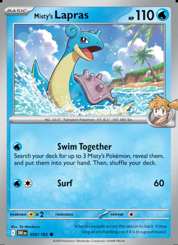 Image of the card Misty's Lapras