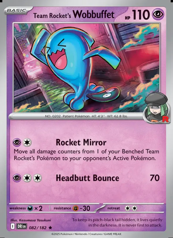 Image of the card Team Rocket's Wobbuffet