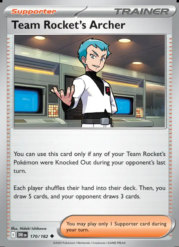 Image of the card Team Rocket's Archer
