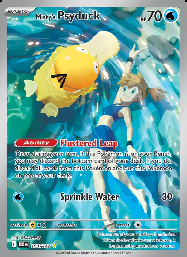 Image of the card Misty's Psyduck