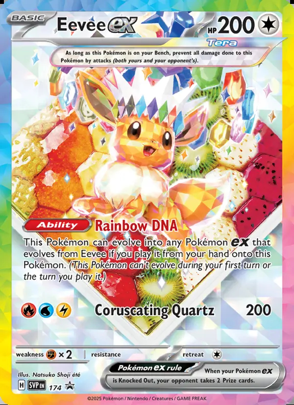 Image of the card Eevee ex