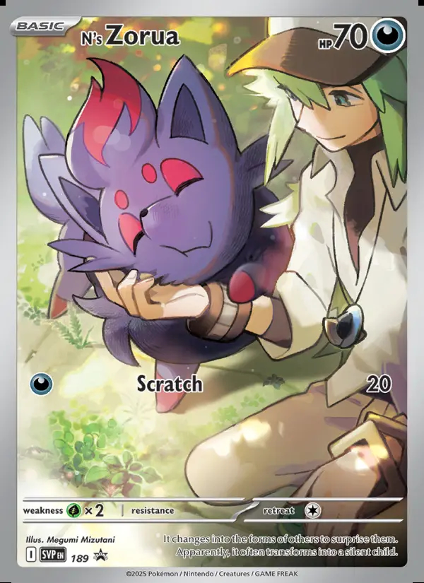 Image of the card N's Zorua