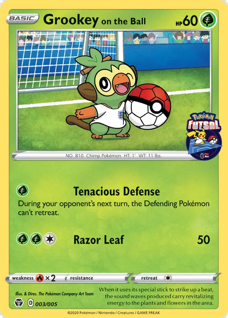 Image of the card Grookey on the Ball