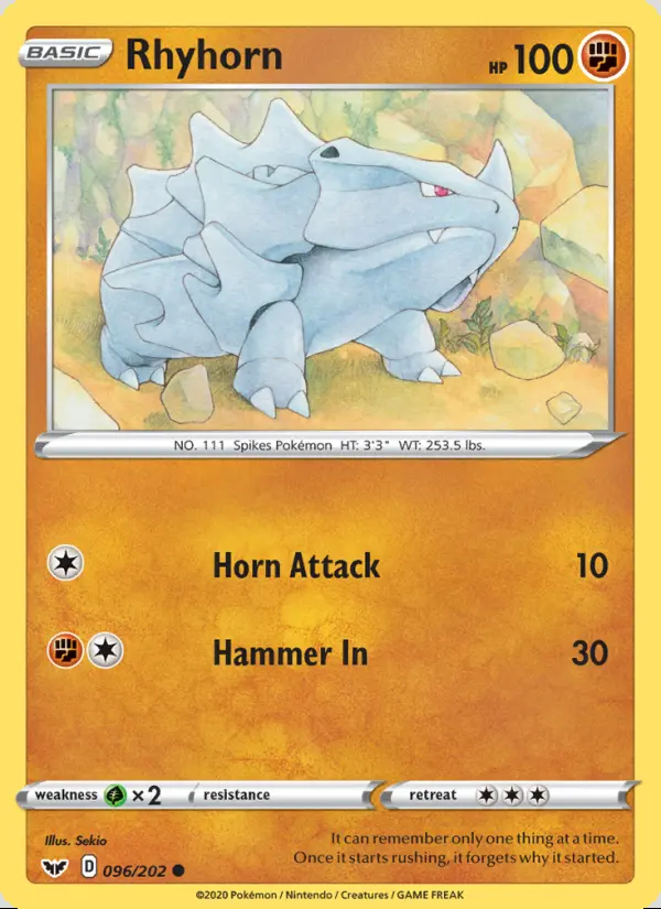 Image of the card Rhyhorn
