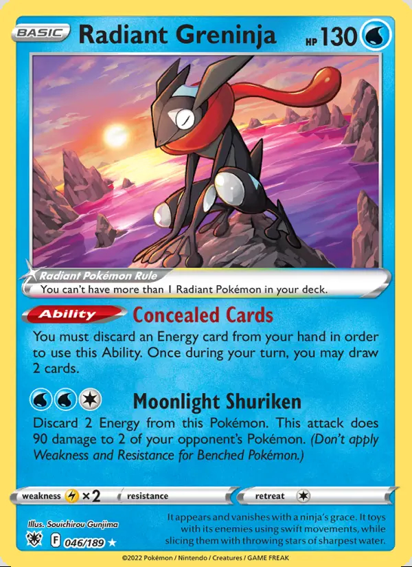 Image of the card Radiant Greninja