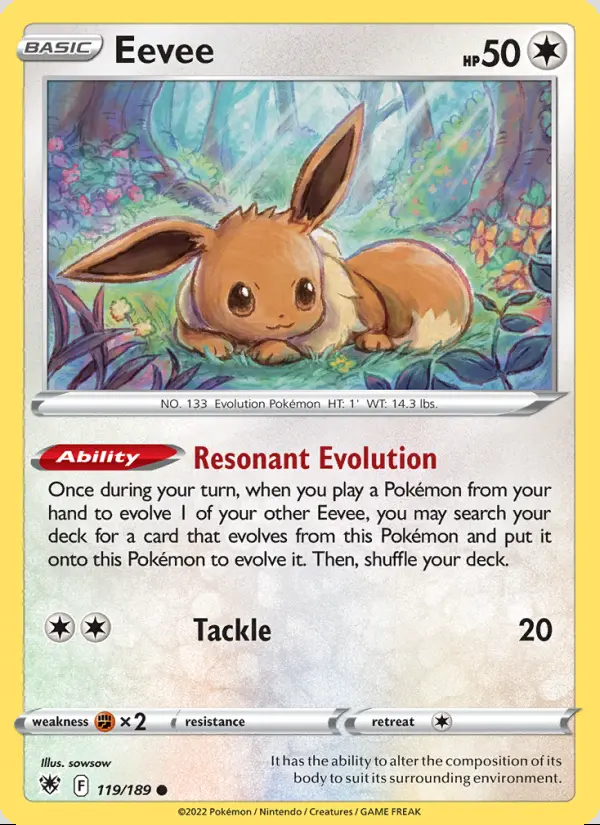 Image of the card Eevee