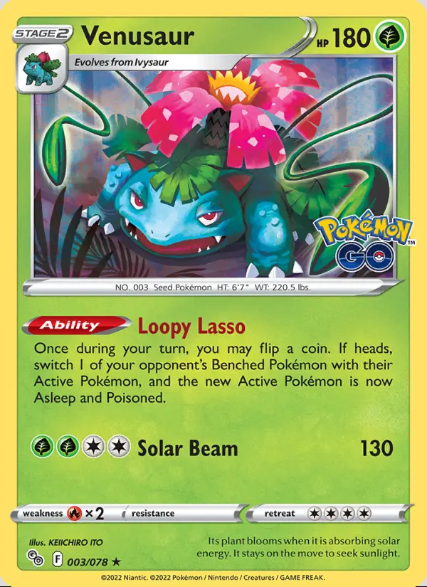 Image of the card Venusaur