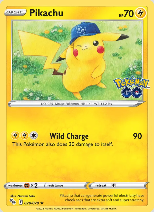 Image of the card Pikachu