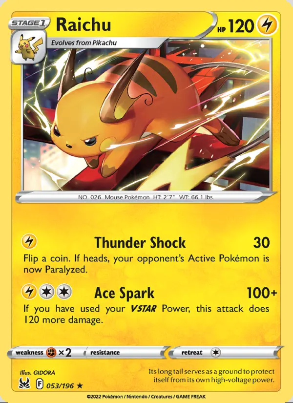 Image of the card Raichu