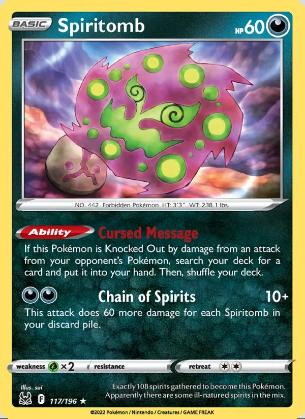 Image of the card Spiritomb