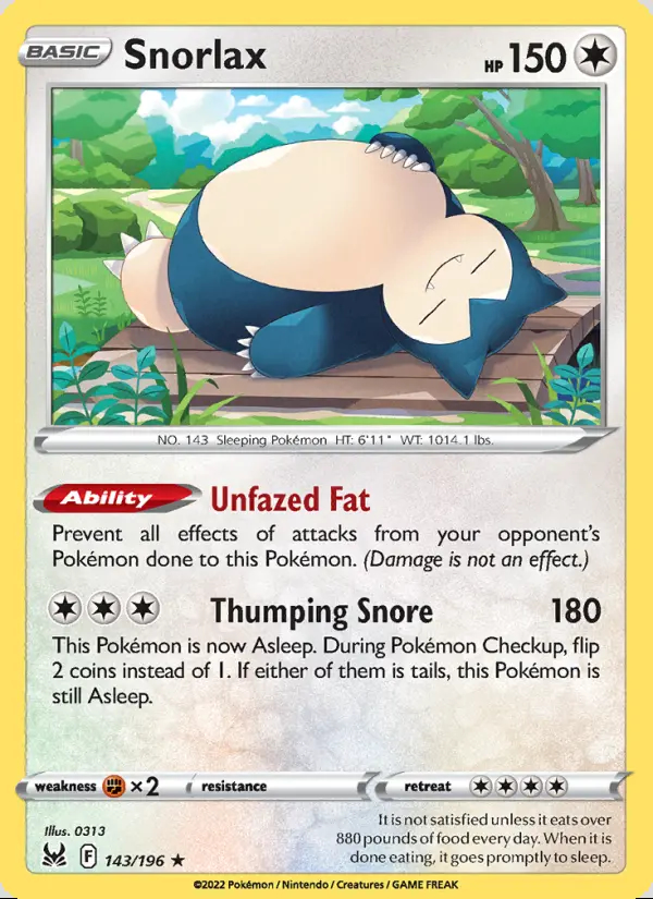 Image of the card Snorlax