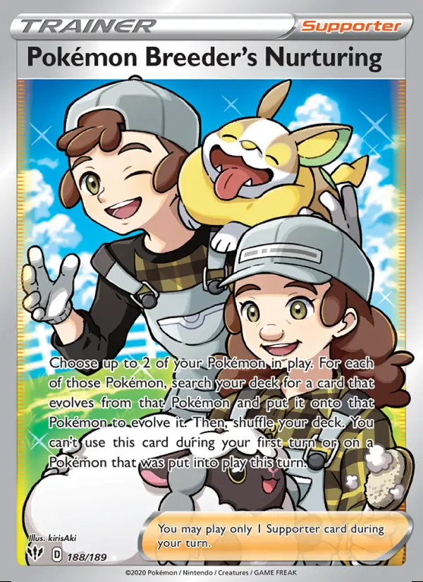 Image of the card Pokémon Breeder's Nurturing