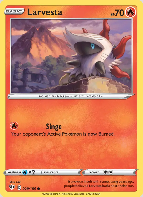 Image of the card Larvesta