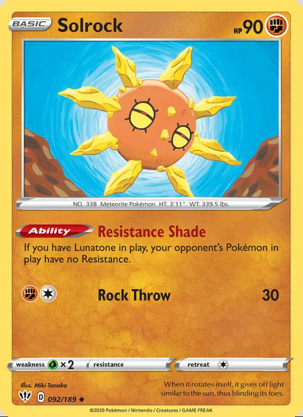 Image of the card Solrock