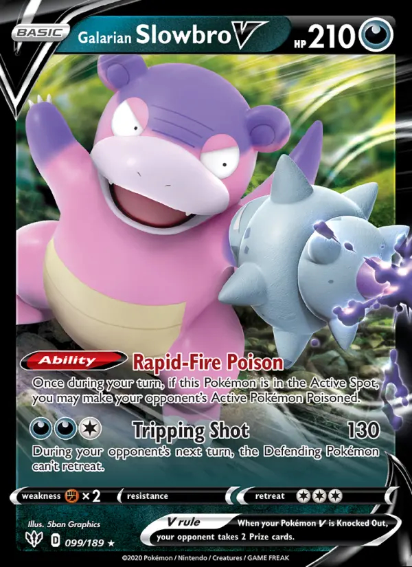 Image of the card Galarian Slowbro V