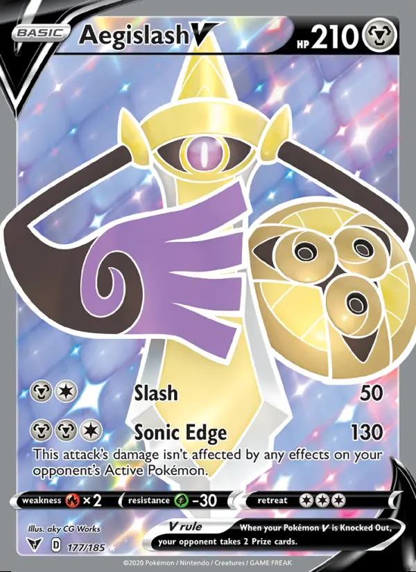 Image of the card Aegislash V