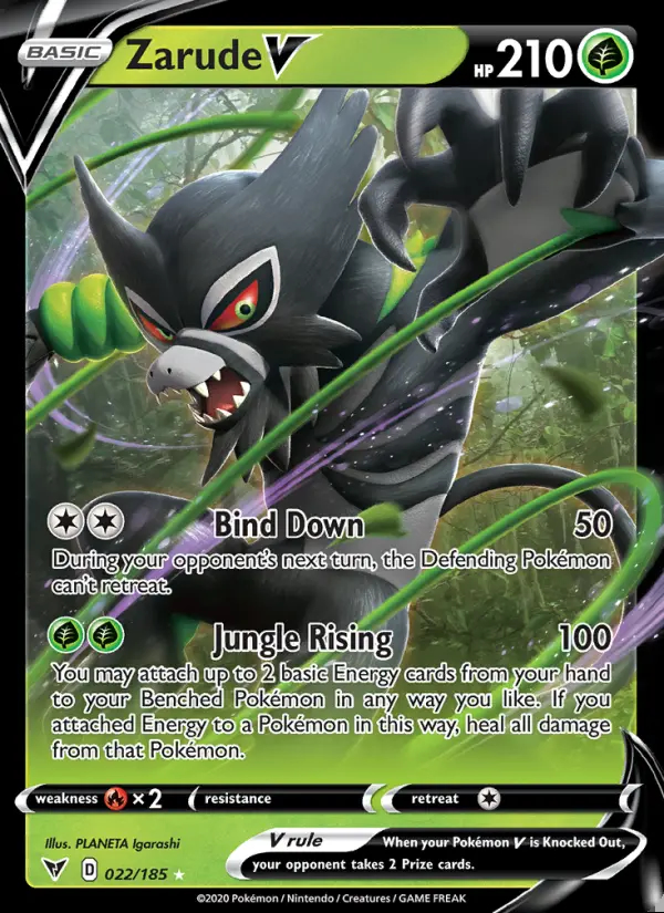 Image of the card Zarude V