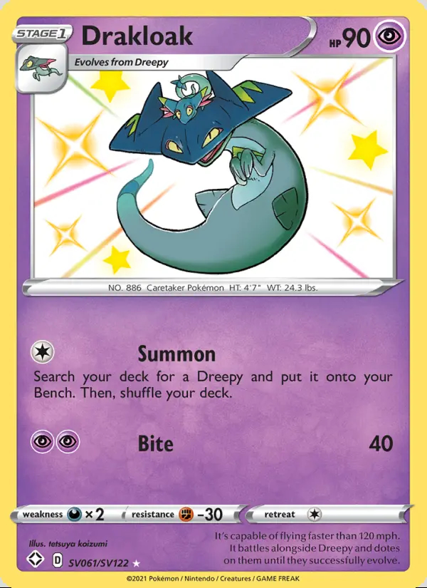 Image of the card Drakloak
