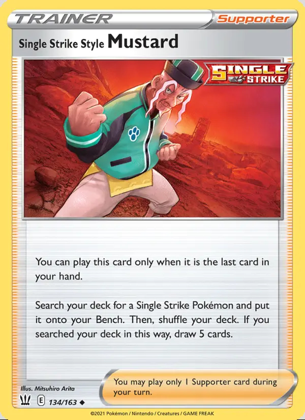 Image of the card Single Strike Style Mustard
