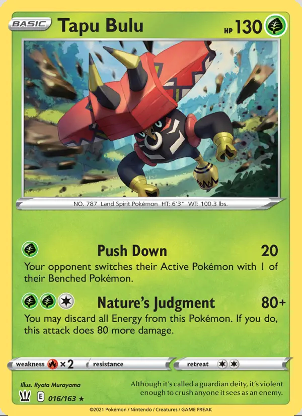 Image of the card Tapu Bulu