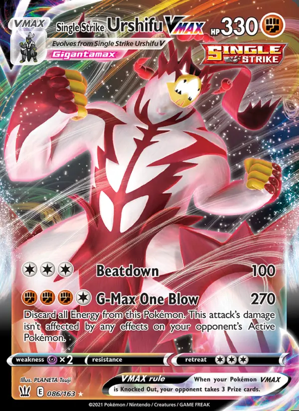 Image of the card Single Strike Urshifu VMAX