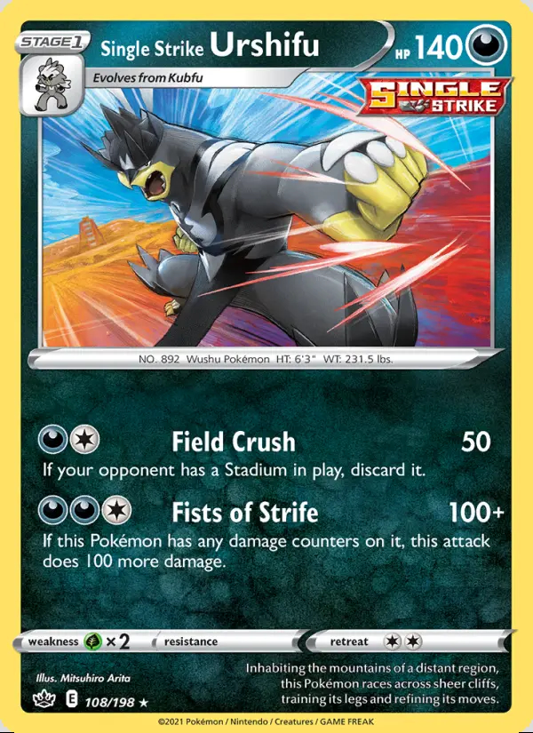 Image of the card Single Strike Urshifu