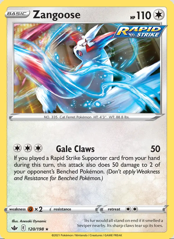 Image of the card Zangoose