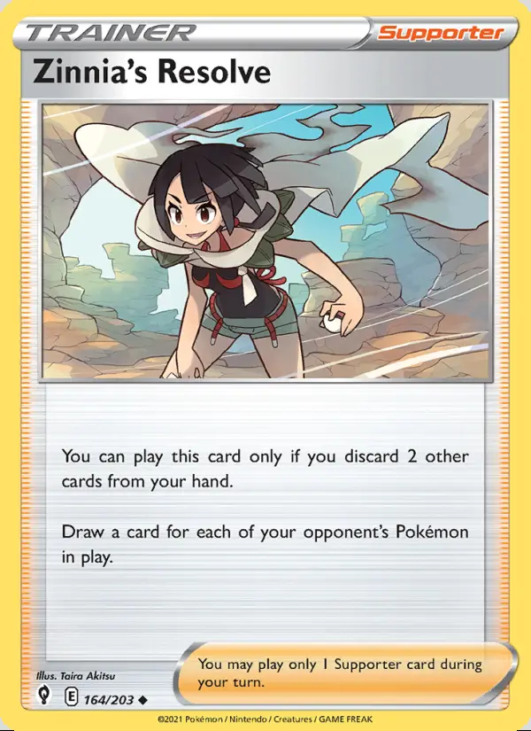 Image of the card Zinnia's Resolve