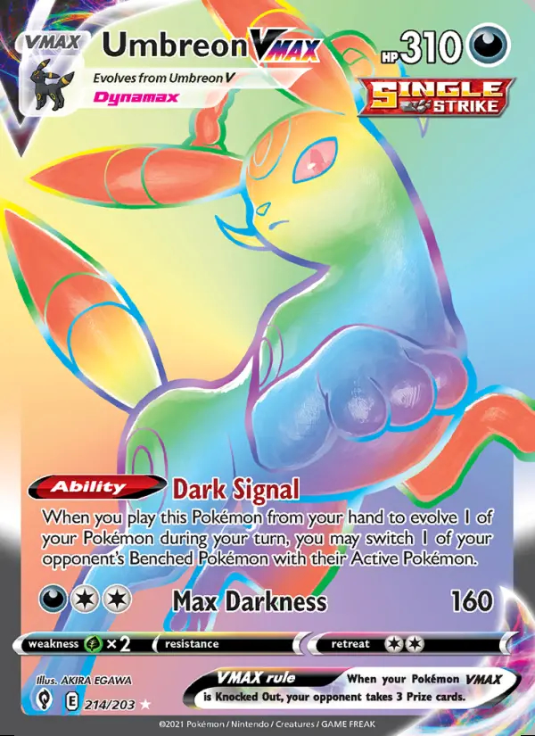 Image of the card Umbreon VMAX