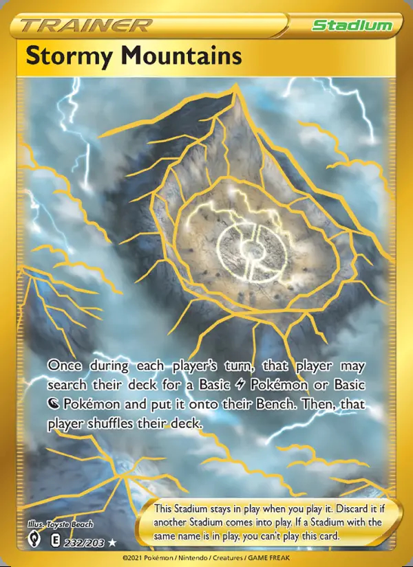Image of the card Stormy Mountains