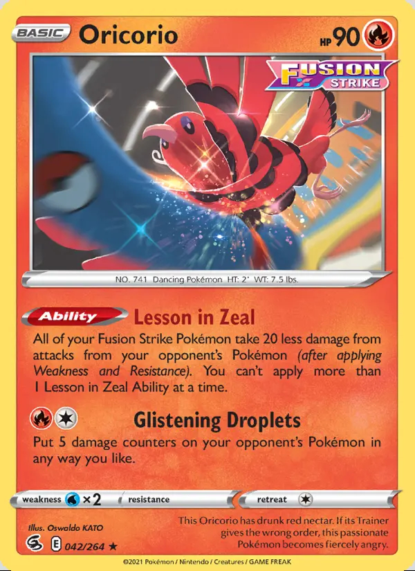 Image of the card Oricorio