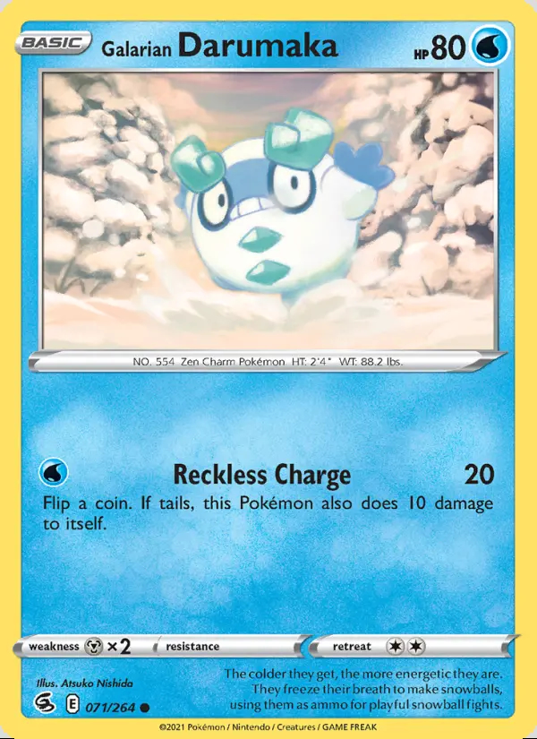 Image of the card Galarian Darumaka