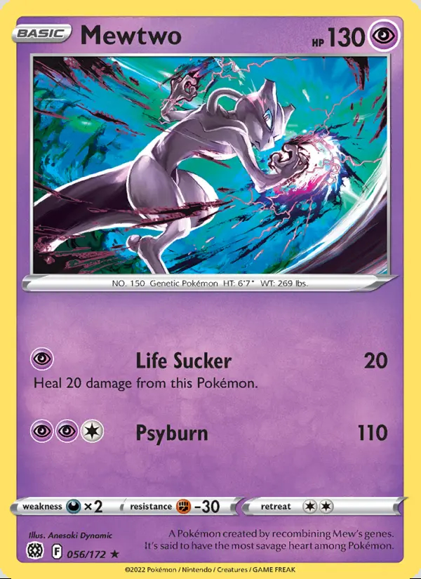 Image of the card Mewtwo