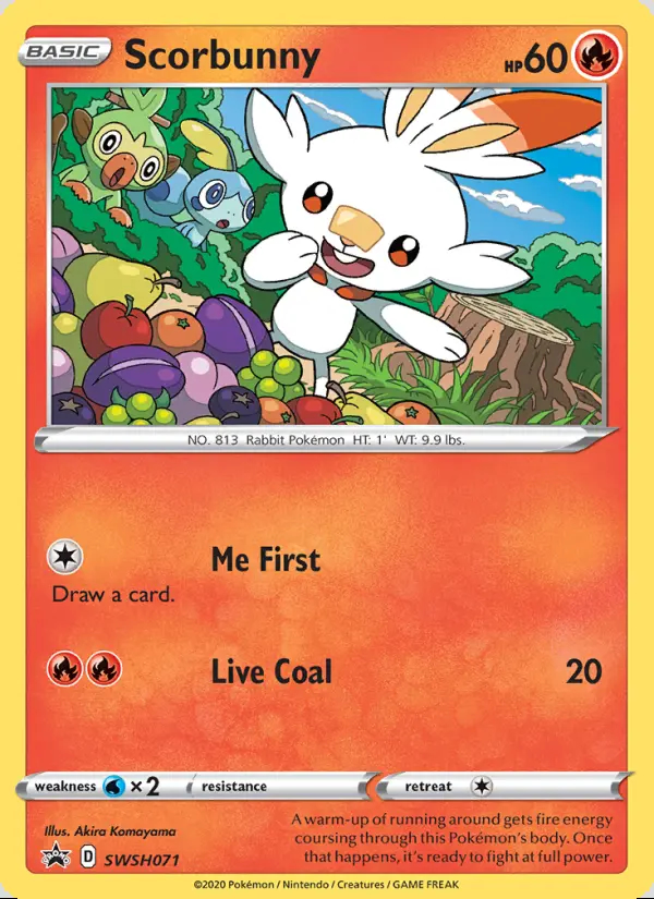 Image of the card Scorbunny