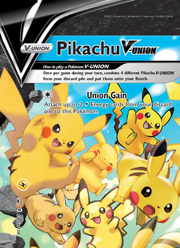 Image of the card Pikachu V-UNION