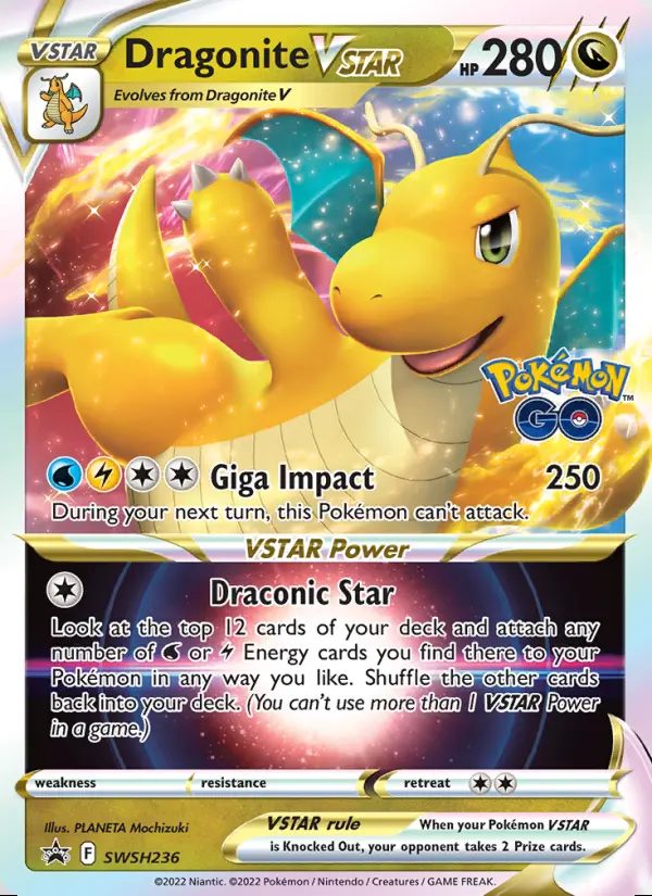 Image of the card Dragonite VSTAR