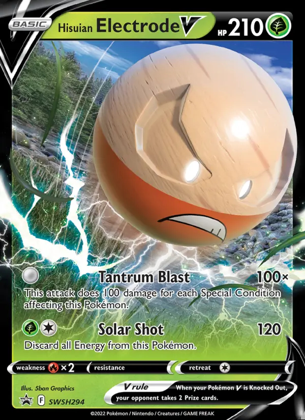 Image of the card Hisuian Electrode V